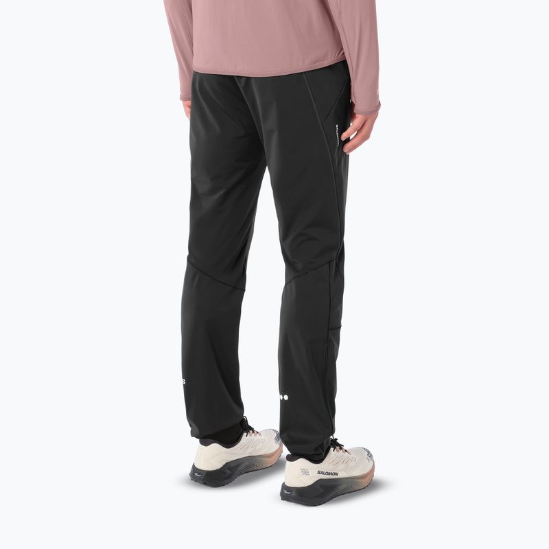 Pánské běžecké kalhoty Salomon Sense Softshell Pants deep black 2