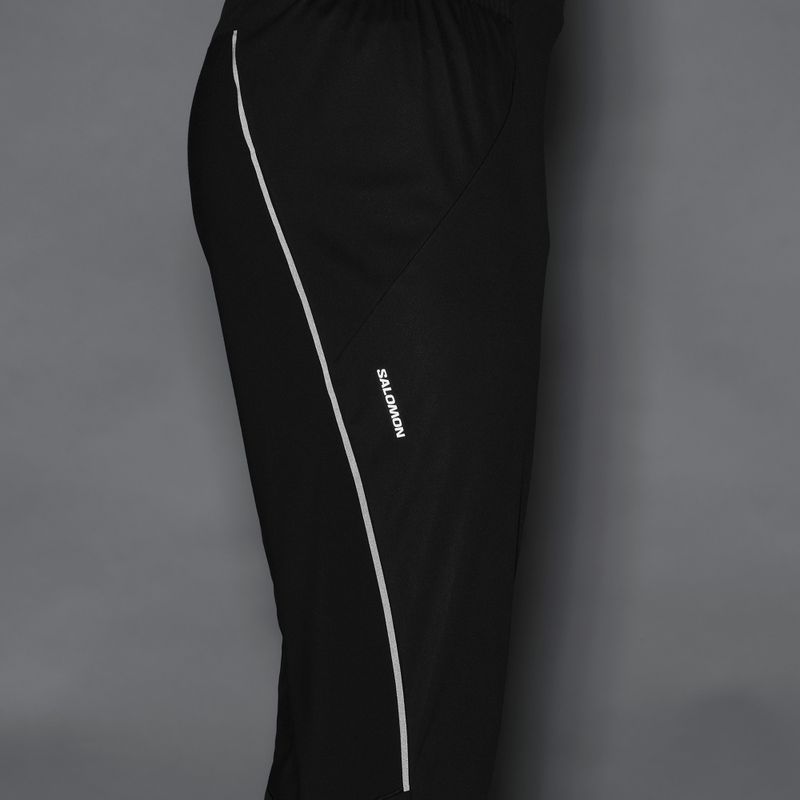 Pánské běžecké kalhoty Salomon Sense Softshell Pants deep black 6