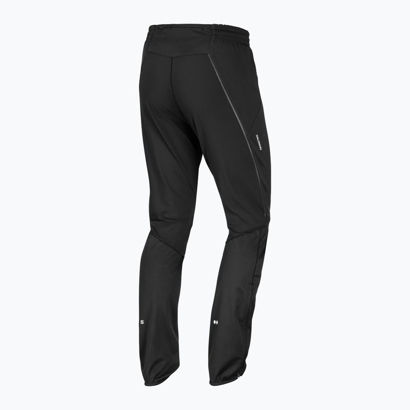 Pánské běžecké kalhoty Salomon Sense Softshell Pants deep black 9