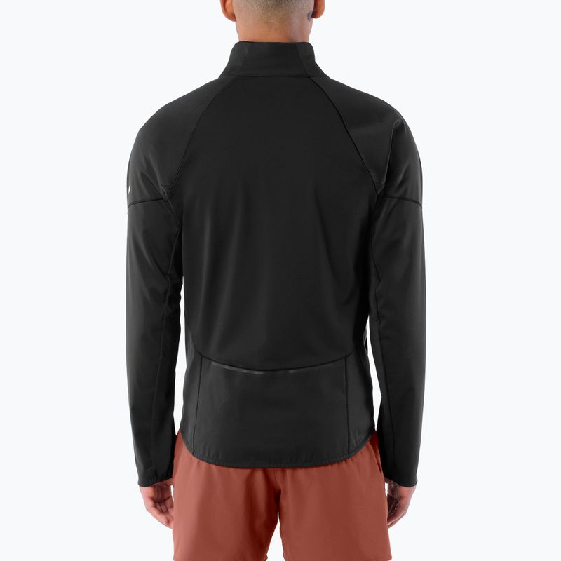 Pánská běžecká bunda Salomon Sense Softshell Jacket deep black 2
