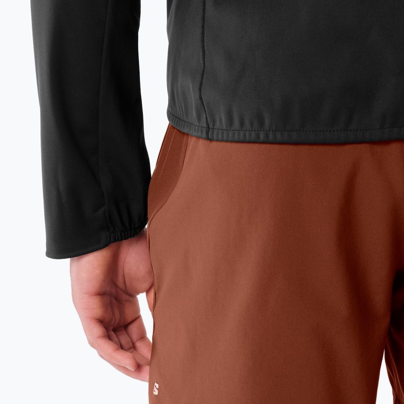 Pánská běžecká bunda Salomon Sense Softshell Jacket deep black 4