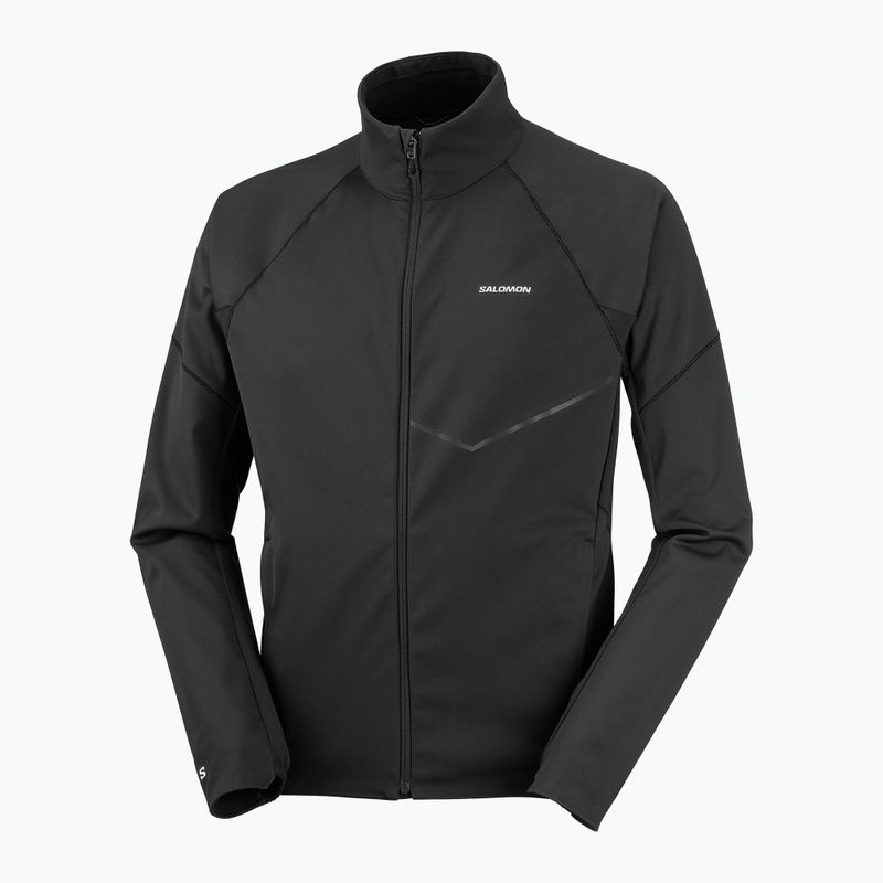Pánská běžecká bunda Salomon Sense Softshell Jacket deep black 7