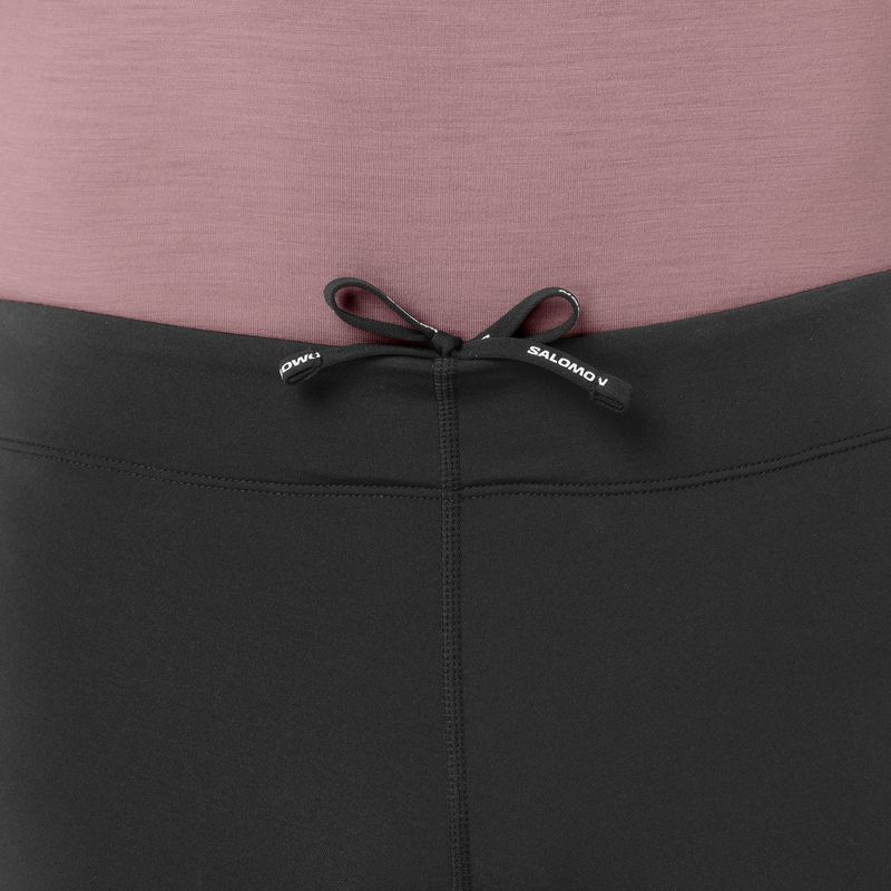 Pánské běžecké legíny Salomon Shakeout Core Warm Tights deep black 4