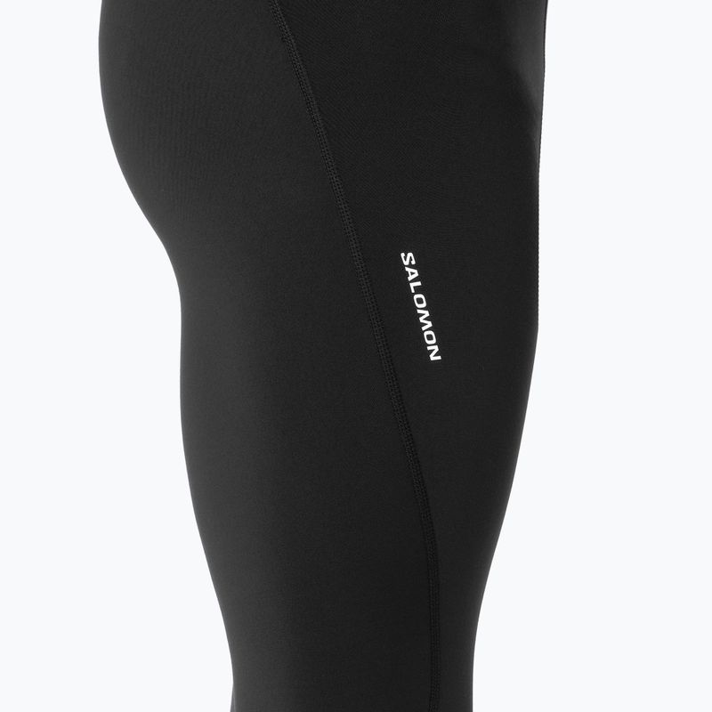 Pánské běžecké legíny Salomon Shakeout Core Warm Tights deep black 7