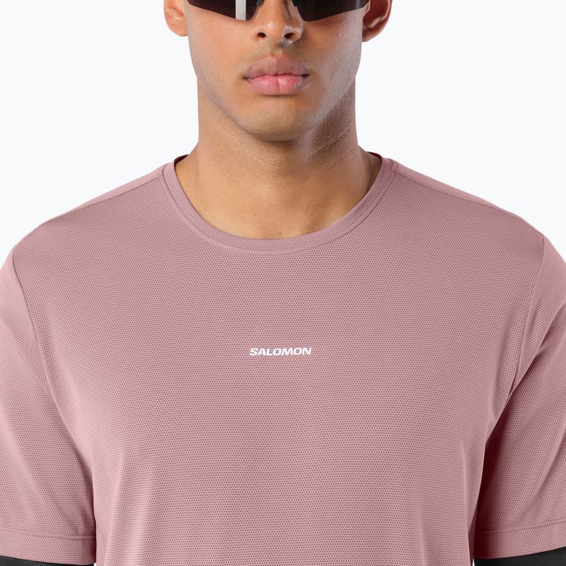 Pánské běžecké tričko Salomon Shakeout Core SS Tee antler 3