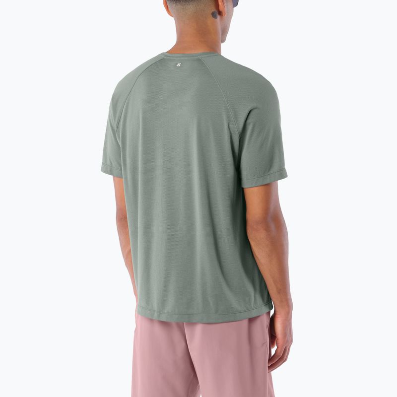 Pánské běžecké tričko Salomon Shakeout Core SS Tee castor gray 2