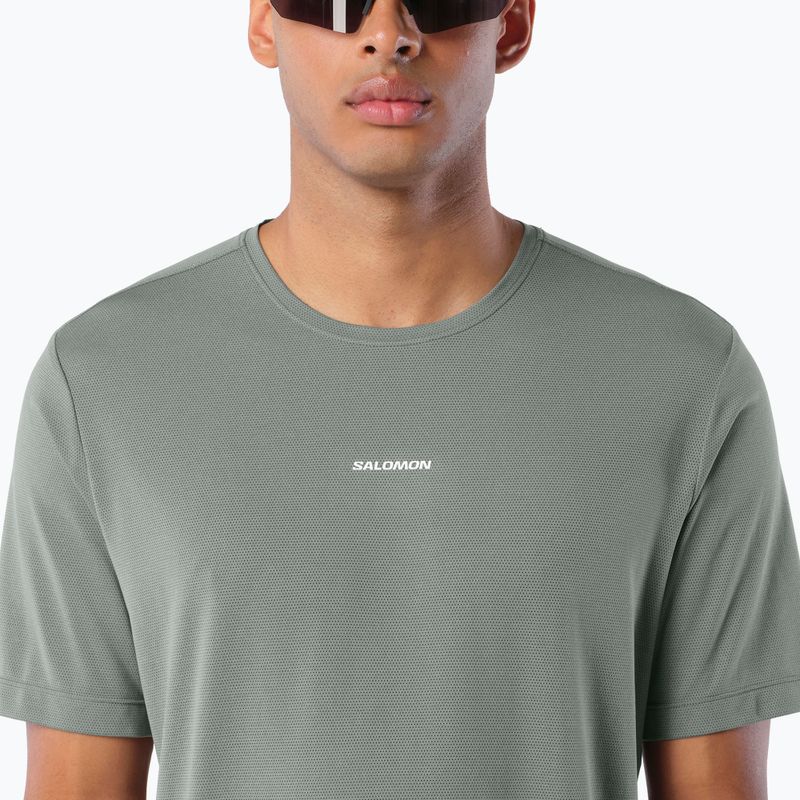 Pánské běžecké tričko Salomon Shakeout Core SS Tee castor gray 3