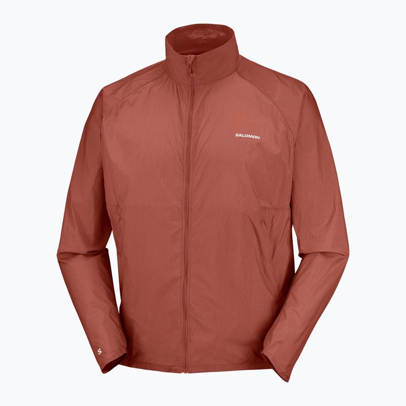 Pánská běžecká bunda Salomon Shakeout Fly burnt umber 9