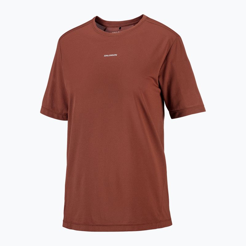 Dámské běžecké tričko Salomon Shakeout Core SS Tee burnt umber 4