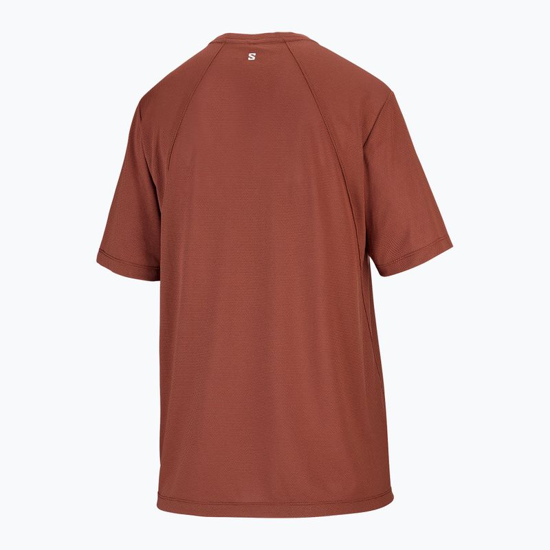 Dámské běžecké tričko Salomon Shakeout Core SS Tee burnt umber 5