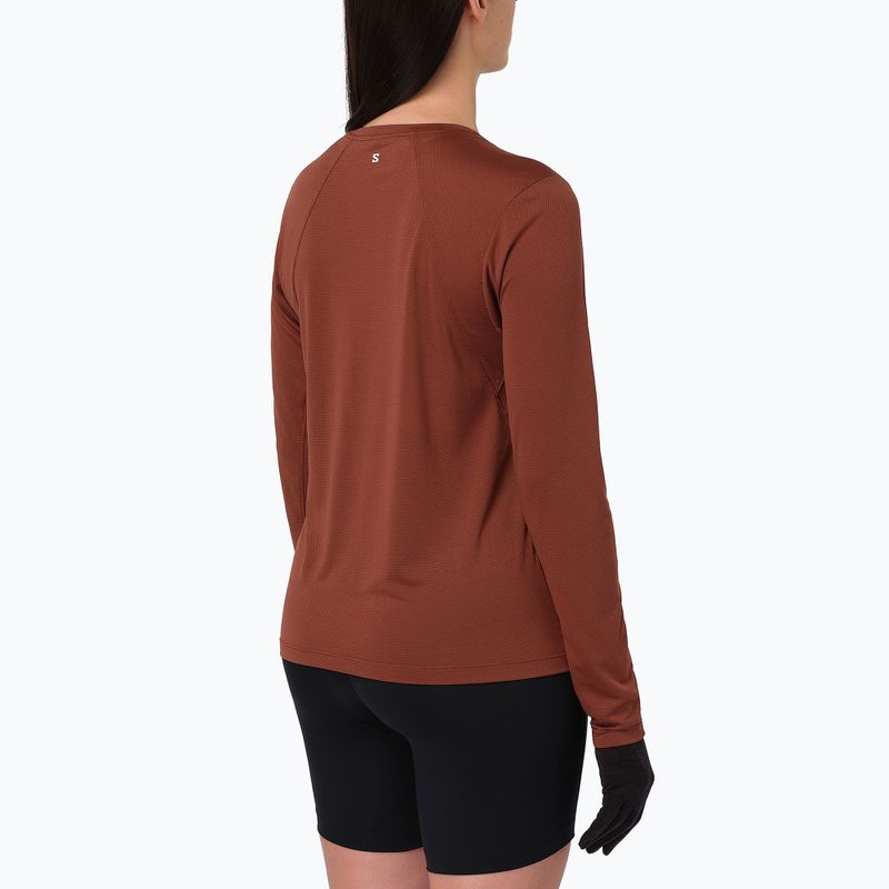 Dámské běžecké Longsleeve Salomon Shakeout Core LS Tee burnt umber 2