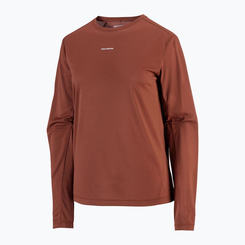 Dámské běžecké Longsleeve Salomon Shakeout Core LS Tee burnt umber 4