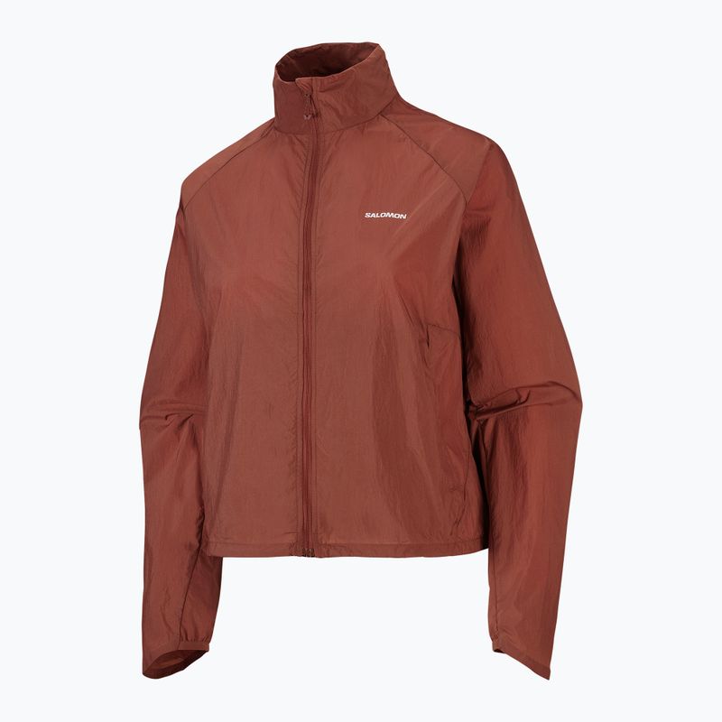 Dámská běžecká bunda  Salomon Shakeout Fly burnt umber 6