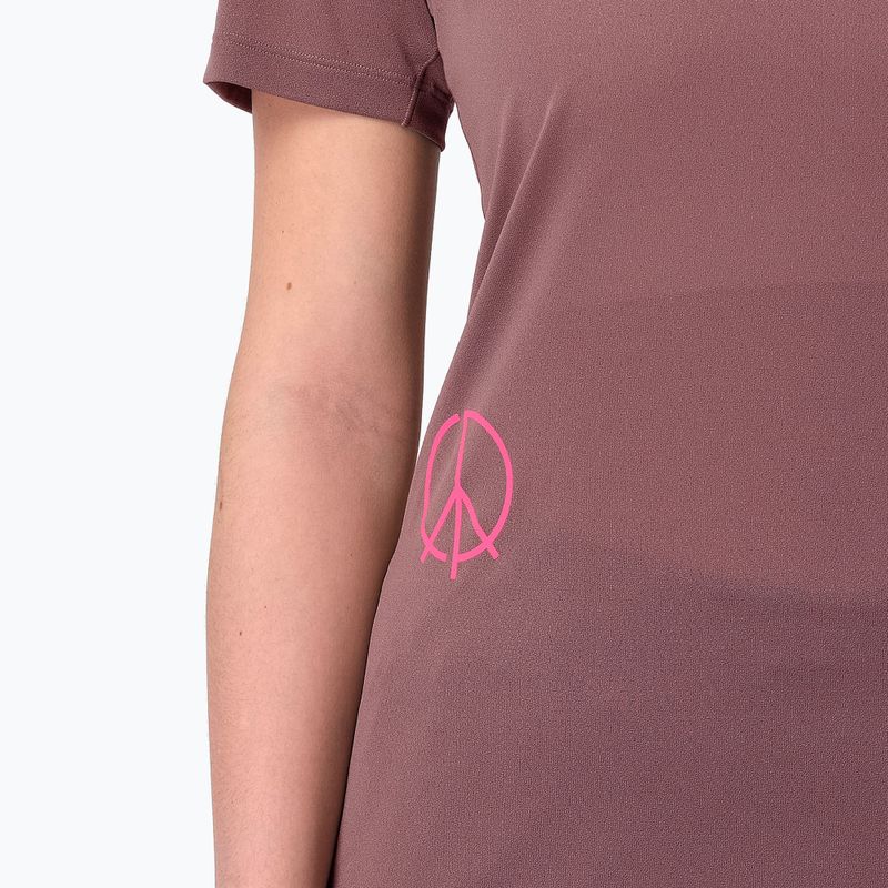 Dámské běžecké tričko Salomon Courtney Tee SS rose taupe 4