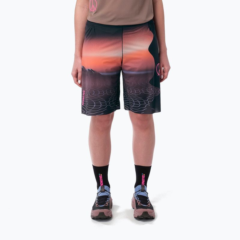 Dámské běžecké šortky Salomon Shortney 10" Shorts rose taupe 5