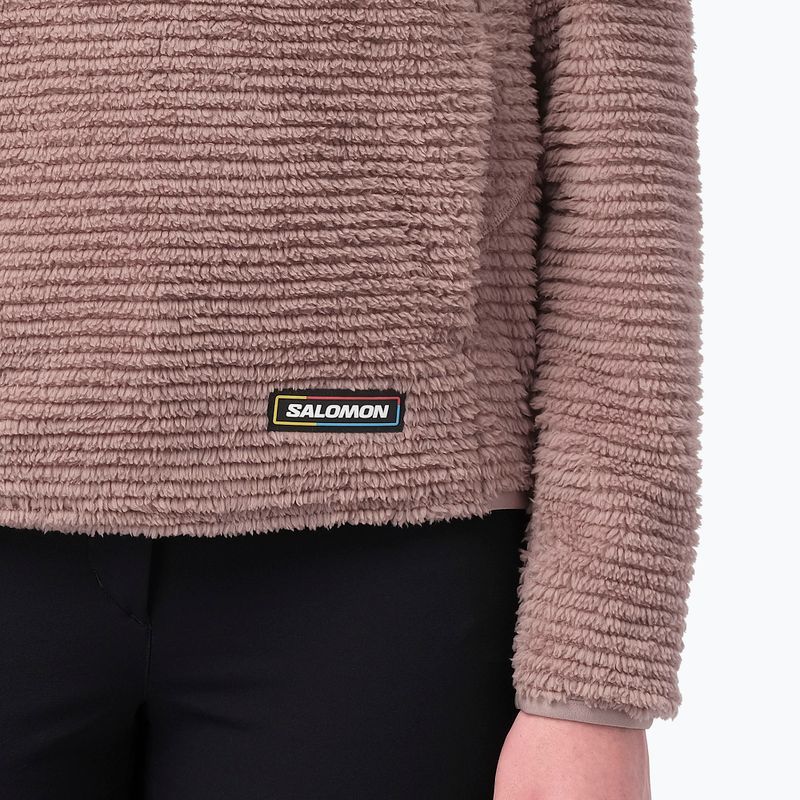 Dámská fleecová mikina Salomon Thernova Fleece antler 4