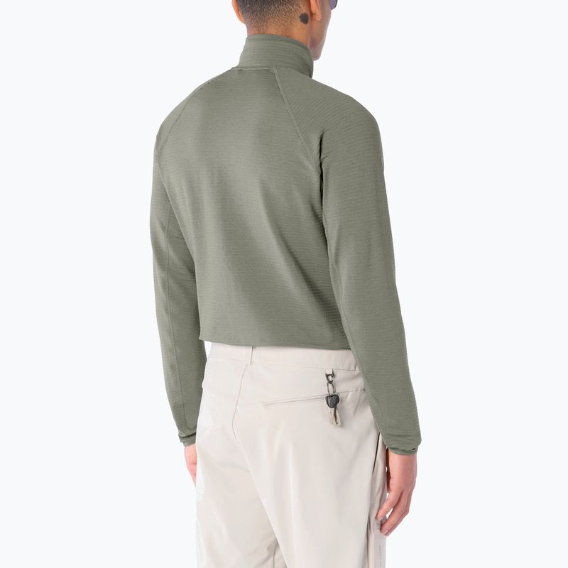 Pánská trekingová mikina Salomon Essential Lightwarm Full Zip castor gray 2