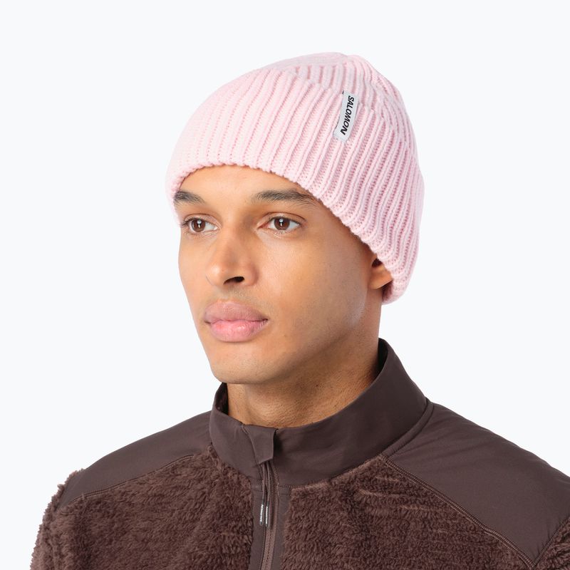 Zimní čepice Salomon Snowbird icy pink 2