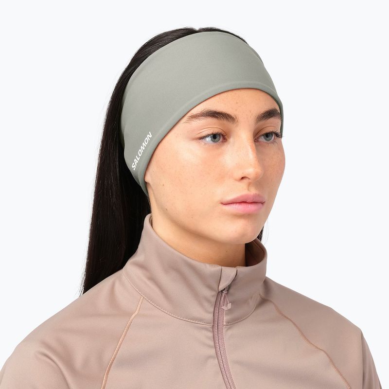 Čelenka Salomon Run Tech Headband castor gray 3