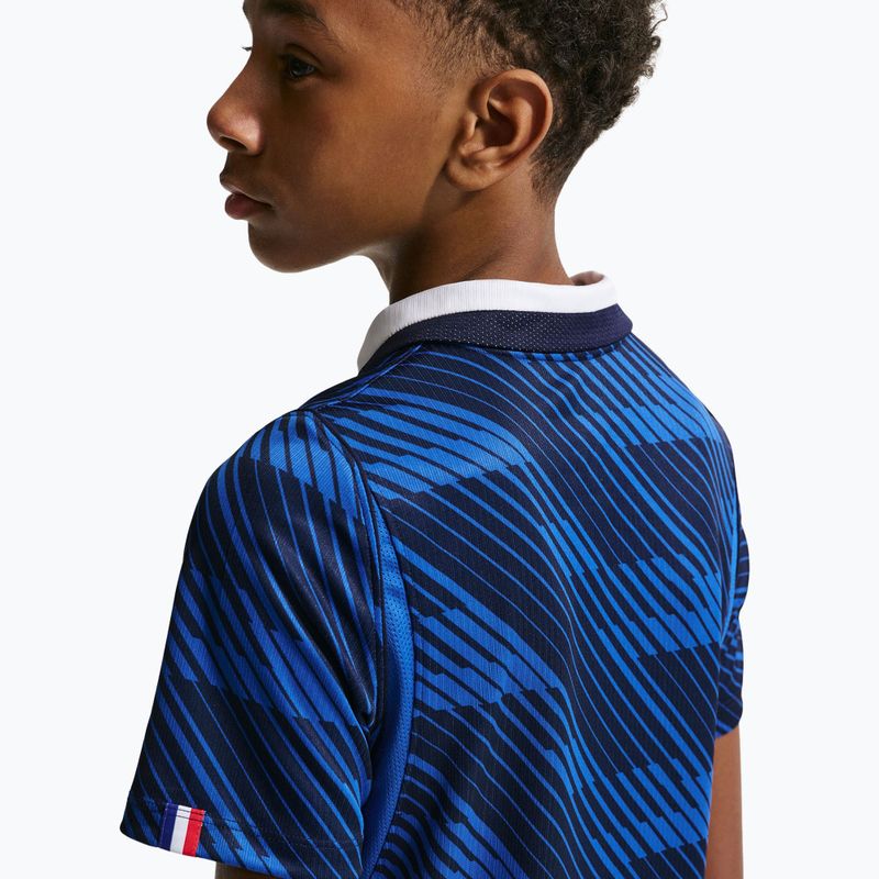Dětské fotbalové tričko Nike FFF 2026 Stadium Home game royal/metallic copper 8