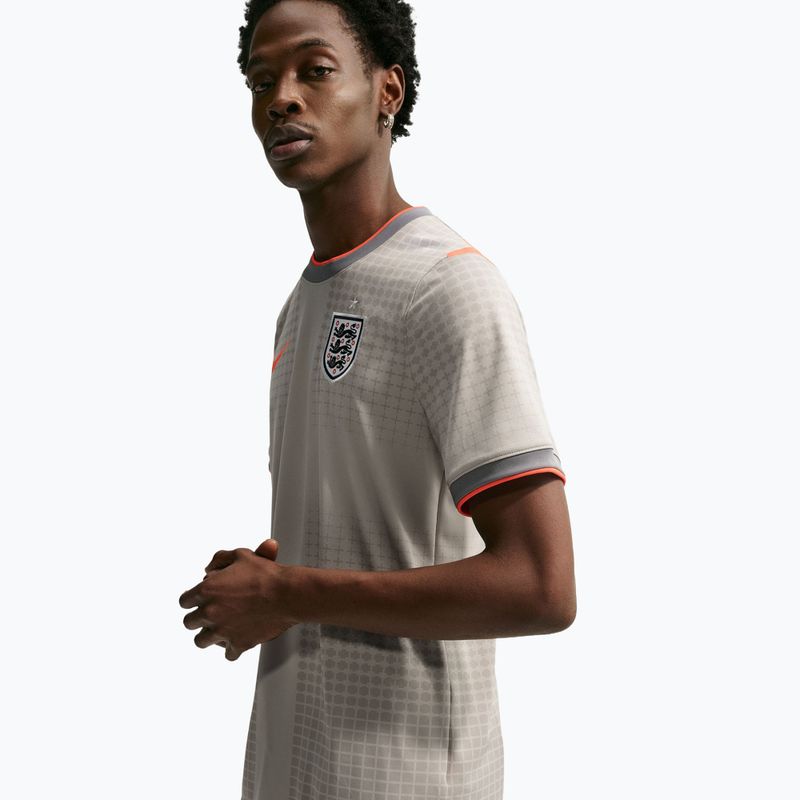 Pánské fotbalové tričko Nike England Academy Pro Pre-Match pewter grey/bright crimson 5