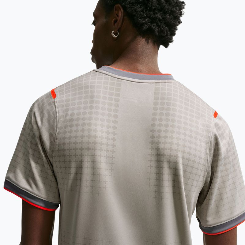 Pánské fotbalové tričko Nike England Academy Pro Pre-Match pewter grey/bright crimson 6