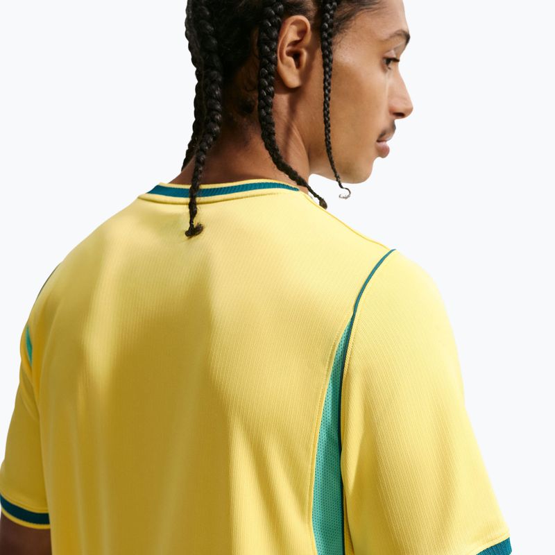Pánské fotbalové tričko Nike Brazil 2026 Stadium Home Soccer Replica canary/light menta/geode teal 6