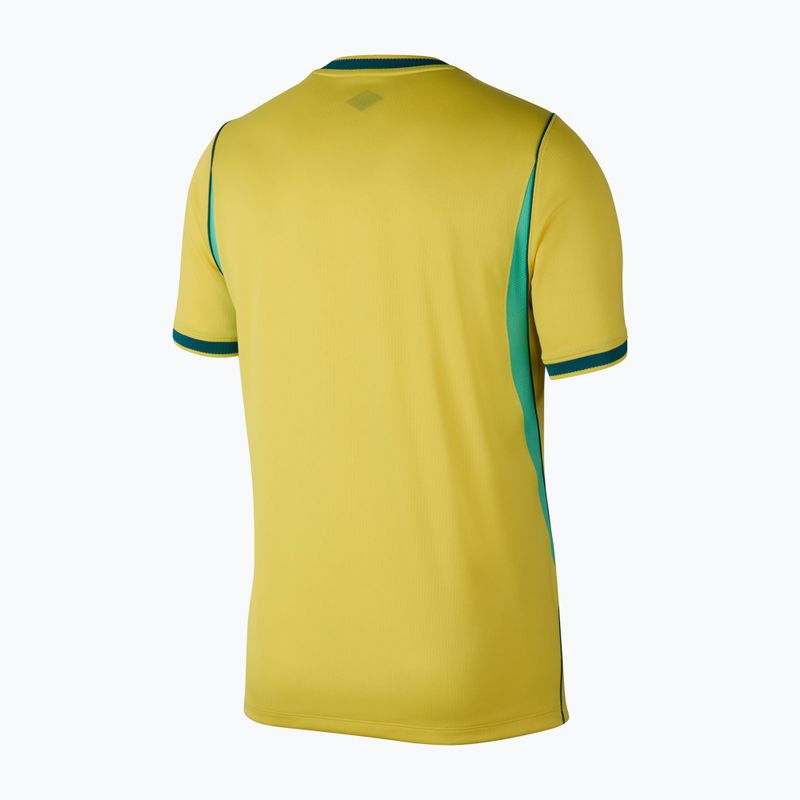 Pánské fotbalové tričko Nike Brazil 2026 Stadium Home Soccer Replica canary/light menta/geode teal 8