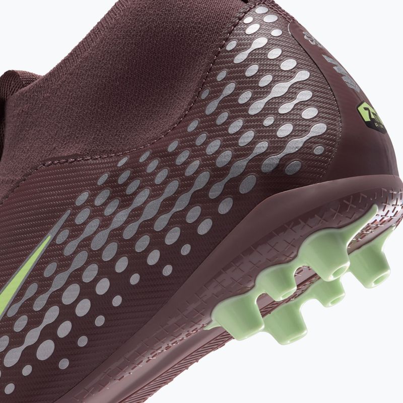 Dětské fotbalové kopačky Nike Zoom Superfly 10 Academy Kylian Mbappe AG plum eclipse/metallic silver 6