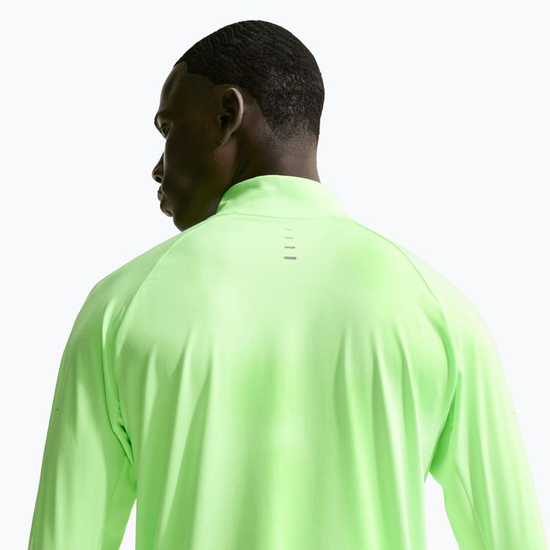 Pánská běžecká mikina Nike Stride 1/4 Zip Dri-Fit lime blast 4