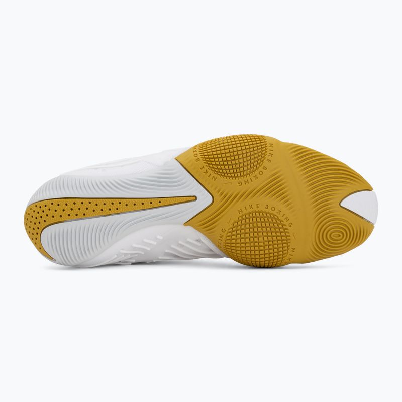 Boxerské boty Nike HyperKo 3 white/metallic gold 4