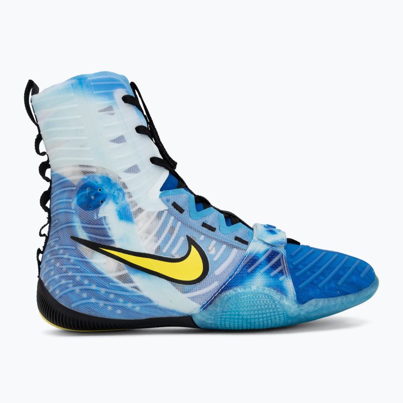 Boxerské boty Nike HyperKo 3 SE photo blue/sonic yellow 2