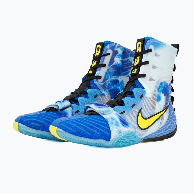 Boxerské boty Nike HyperKo 3 SE photo blue/sonic yellow 3