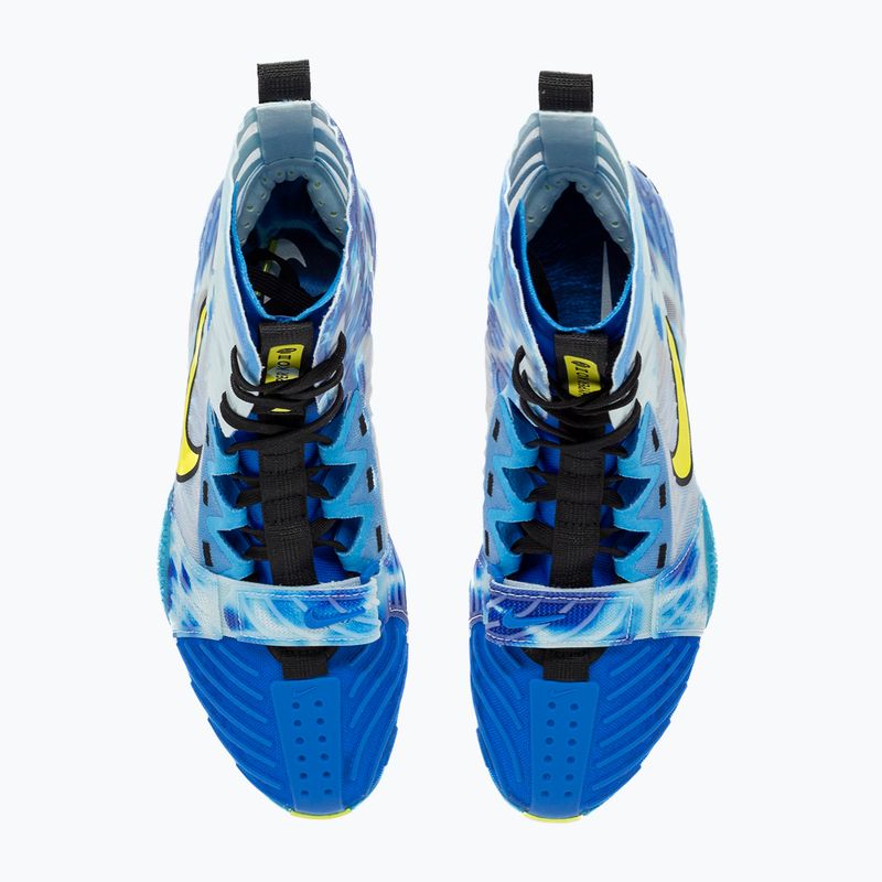 Boxerské boty Nike HyperKo 3 SE photo blue/sonic yellow 4