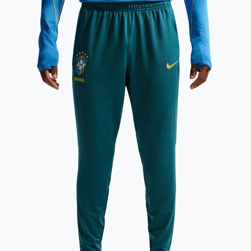 Pánské fotbalové kalhoty Nike Brazil Strike geode teal/light mint/midwest gold 5