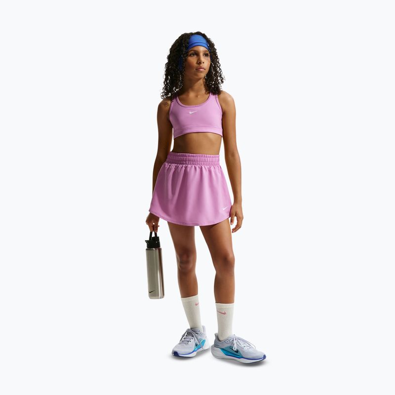 Dětská sportovní podprsenka Nike Swoosh light magenta/white 2