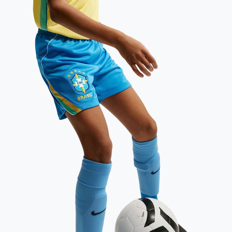 Dětské fotbalové šortky Nike Brazil 2026 Stadium Home Soccer Replica light photo blue/light mint/white 4