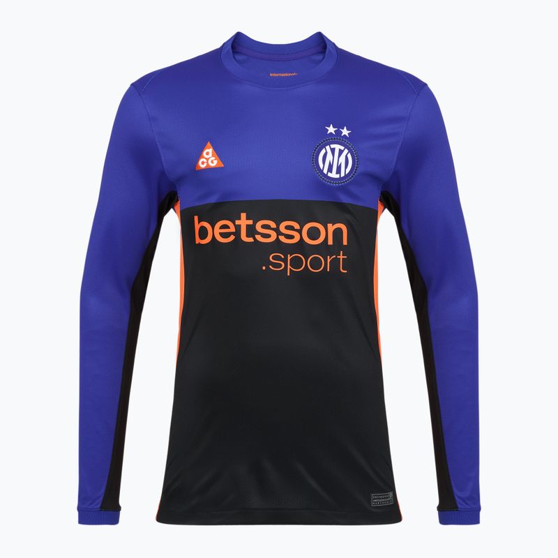Pánský fotbalový dres Longsleeve Nike Inter Milan Stadium SE Hyper Blue/Black/Safety Orange 4