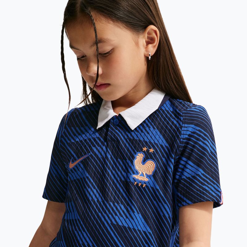 Dětské fotbalové tričko Nike FFF 2026/27 Match Home game royal/metallic copper 9