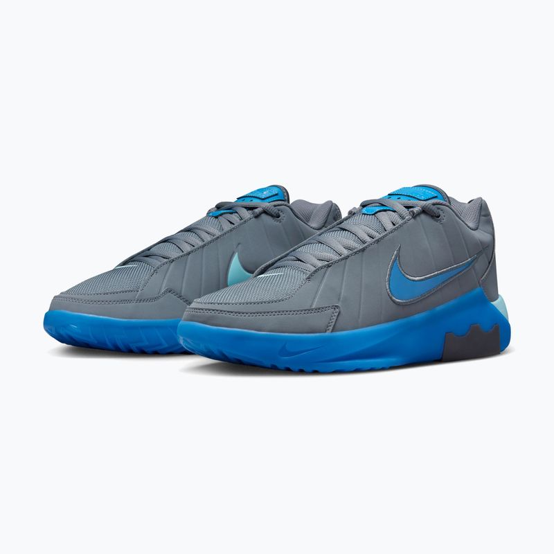 Pánské basketbalové boty Nike LeBron Witness 9 cool grey/glacier ice/aurora blue 3