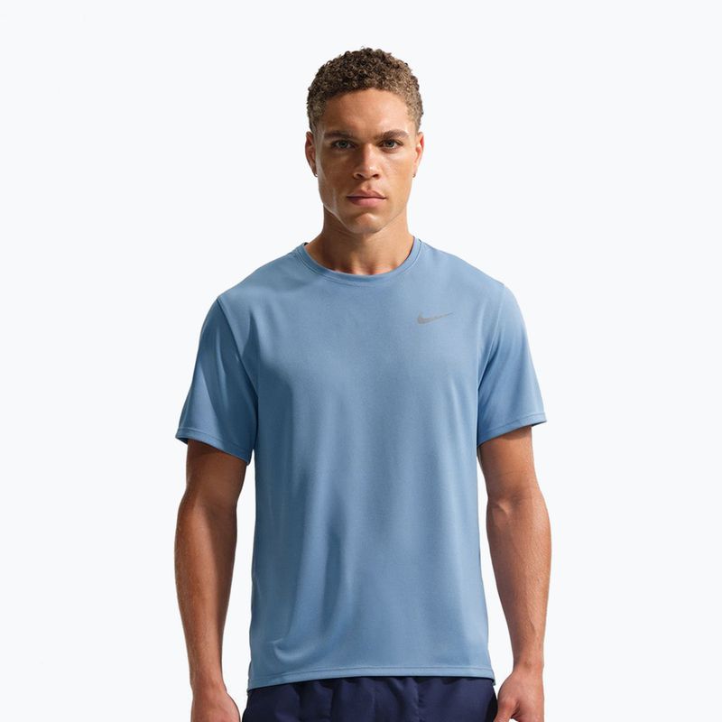 Pánské běžecké tričko Nike Miler Dri-Fit UV work blue