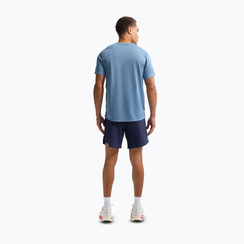 Pánské běžecké tričko Nike Miler Dri-Fit UV work blue 3