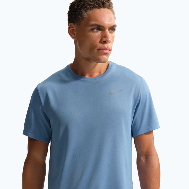 Pánské běžecké tričko Nike Miler Dri-Fit UV work blue 4