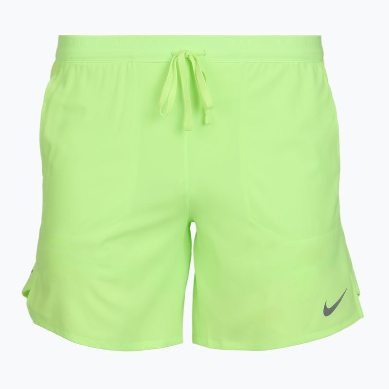 Pánské běžecké šortky Nike Stride Dri-Fit 2in1 7" lime blast 6