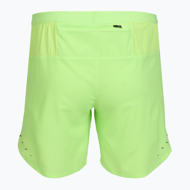 Pánské běžecké šortky Nike Stride Dri-Fit 2in1 7" lime blast 7