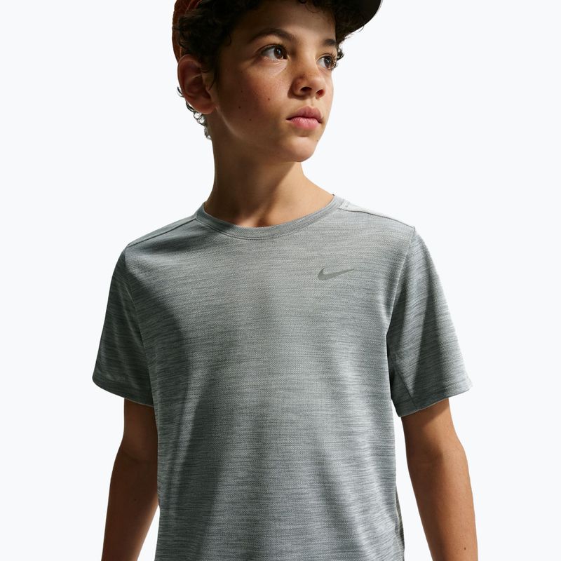 Dětské tričko Nike Miler smoke grey/heather 4