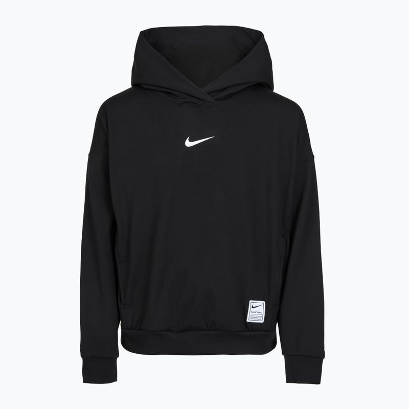 Dětská mikina Nike Pro Dri-Fit Pullover Hoodie black/white 8