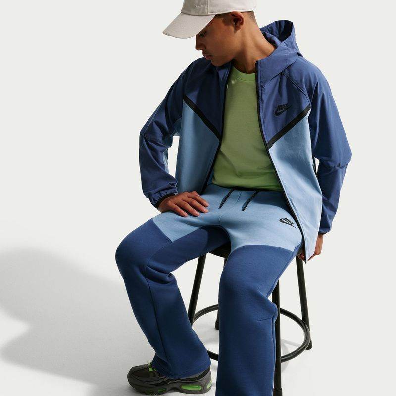 Dětské kalhoty Nike Sportswear Tech Fleece mystic navy/work blue/black/black 6