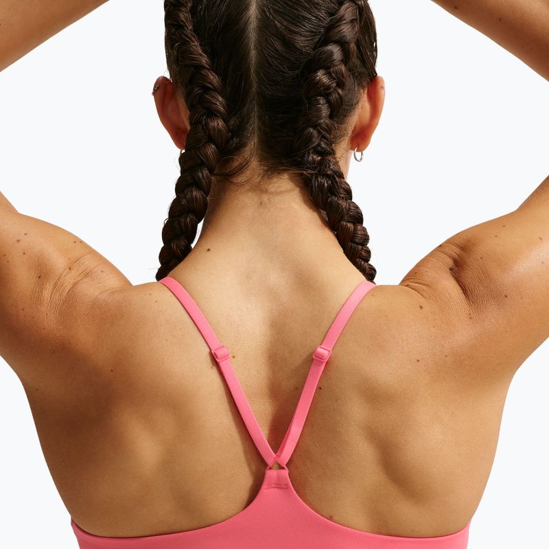 Sportovní podprsenka Nike Dri-Fit Indy Light Support sea coral/sea coral/white 6