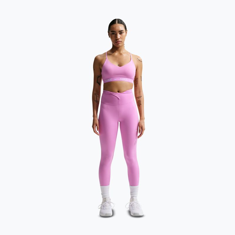 Tréninková podprsenka Nike Dri-Fit Indy Light Support light magenta/light magenta/white 2
